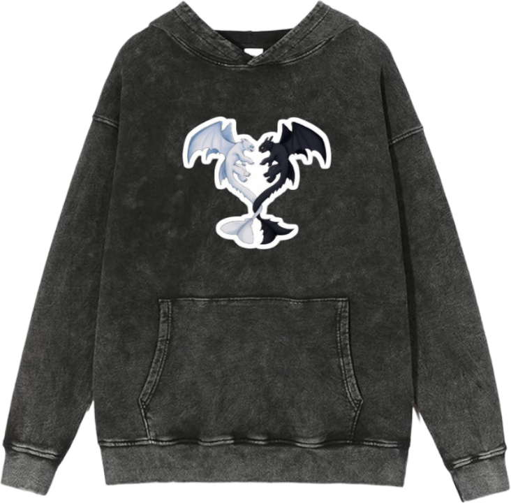How to Train Your Dragon Over Size hoodie Washed 10