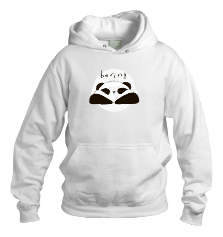 PANDA Oversize Hoodie White 10