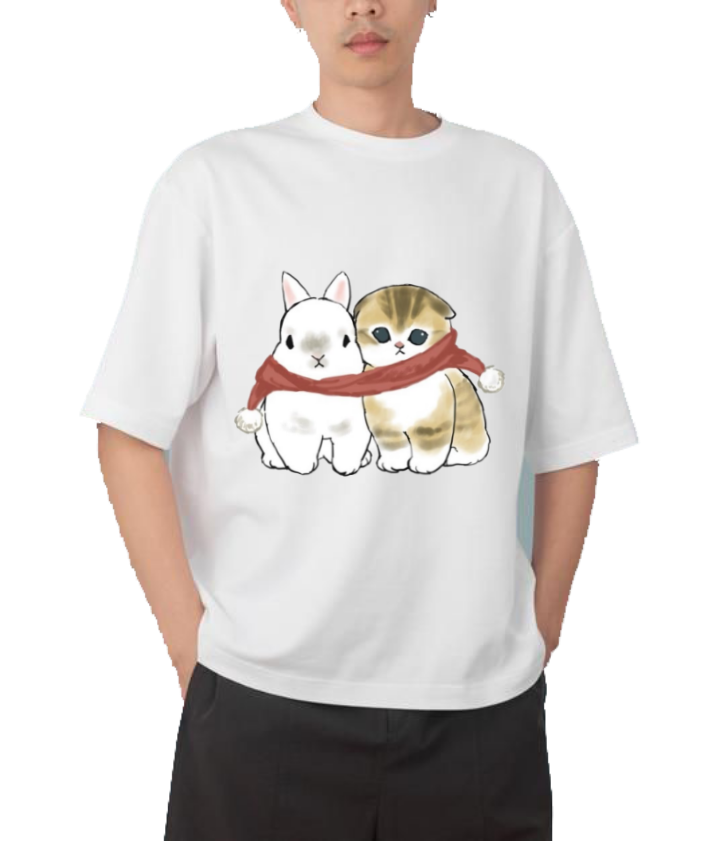 bunny One Size t- shirt White 111