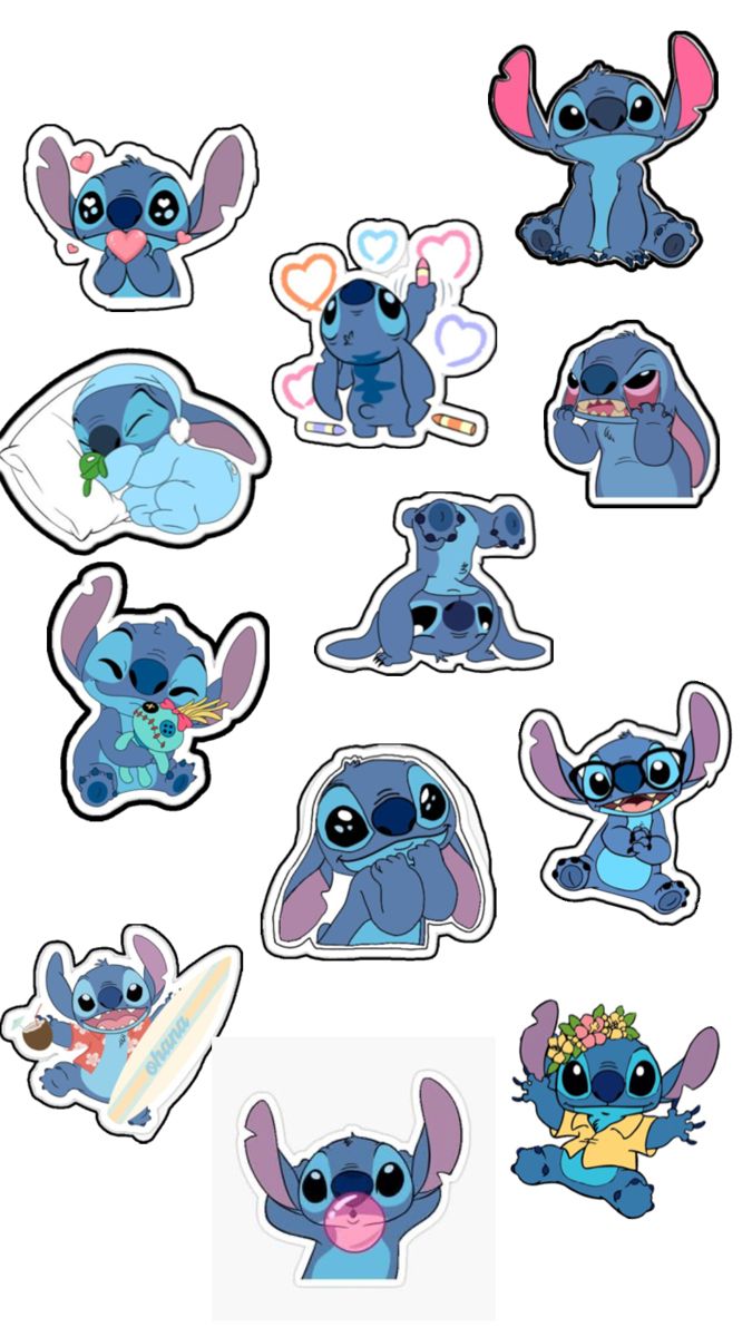 stitch stickers sheet 6