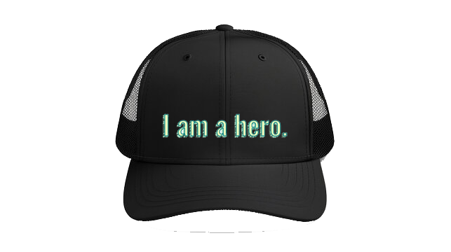 Baseball cap Black i am a hero 159