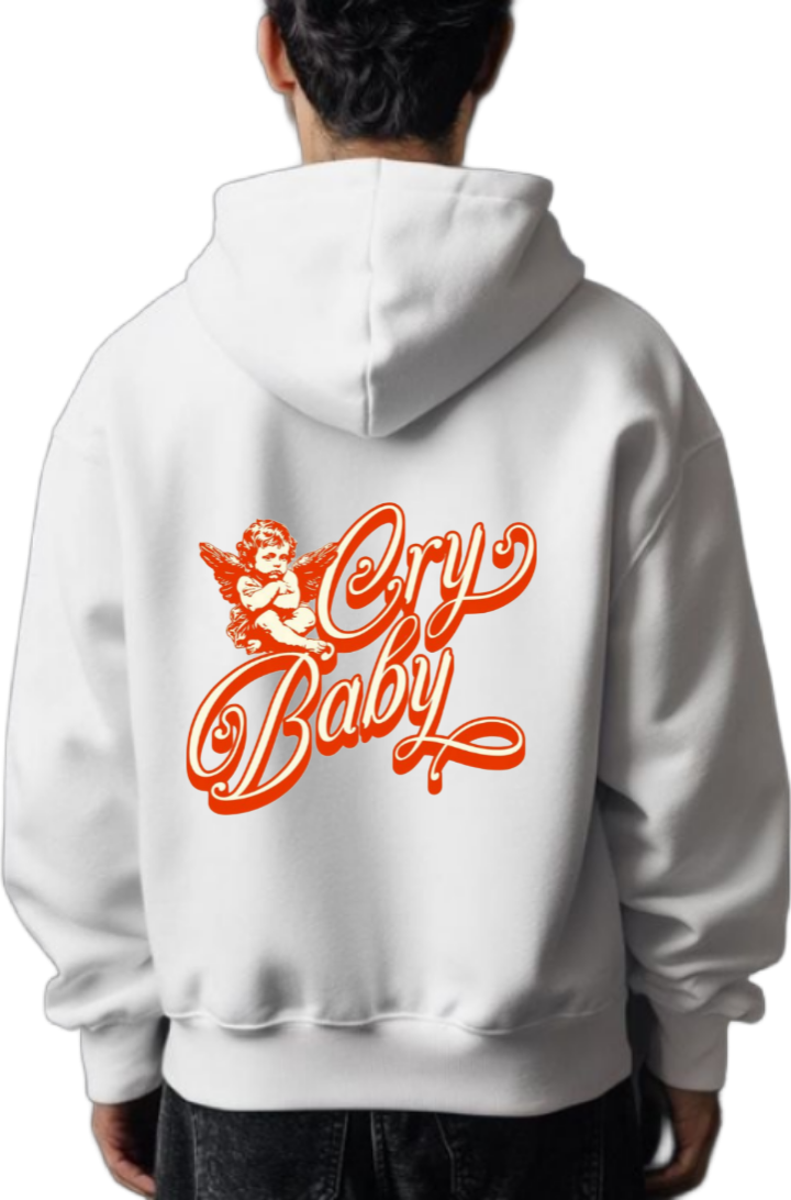 Cryo Baby One Size hoodie White Back 113