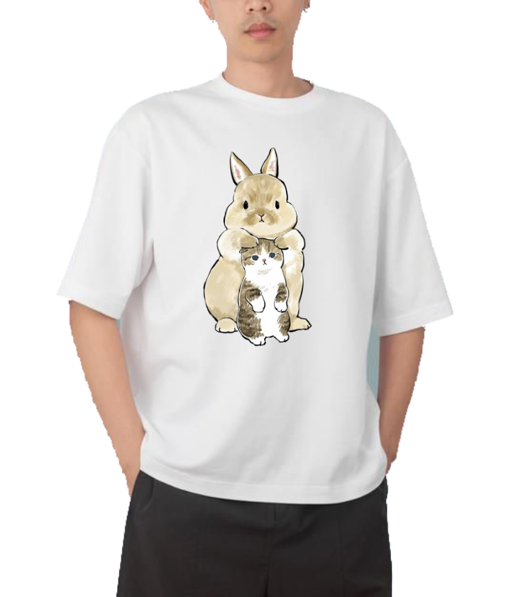 bunny One Size t- shirt White 113