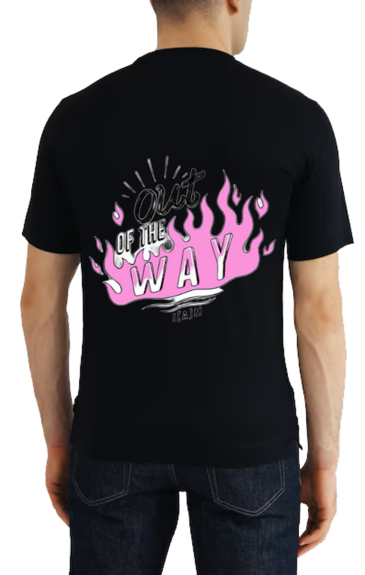 OF THE WAY t- shirt One Size Black back 115