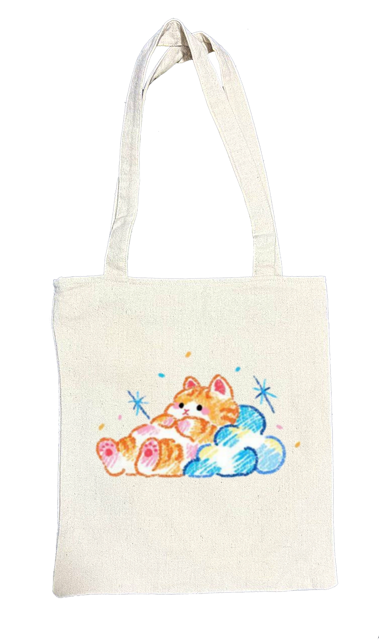 cat tote bag White 116