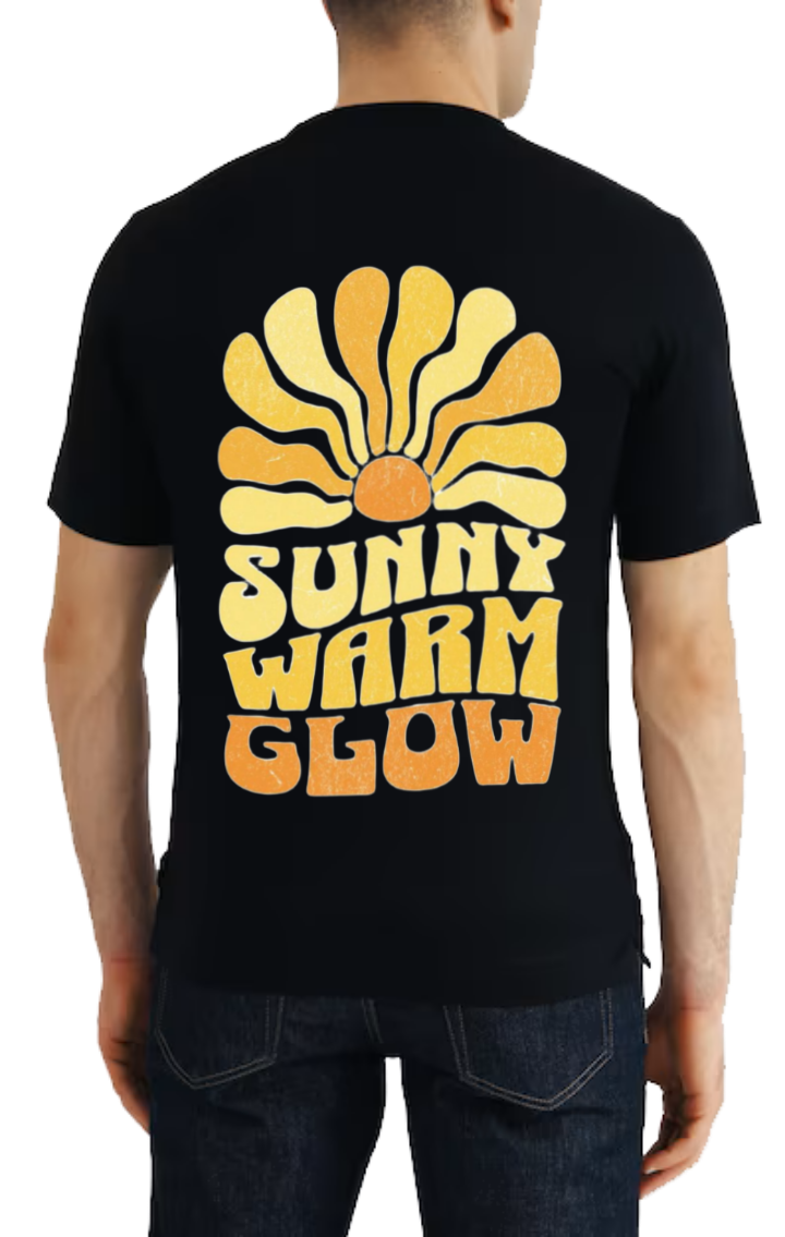 SUNNY WARM GLOW t- shirt One Size Black back 117
