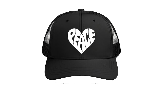 Baseball cap Black PEACE 163