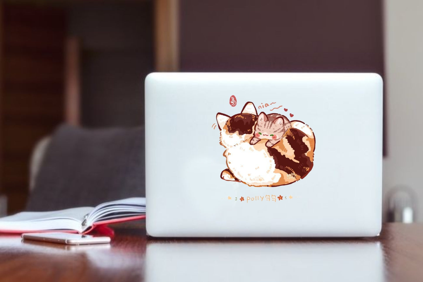 cat Laptop Sticker 119
