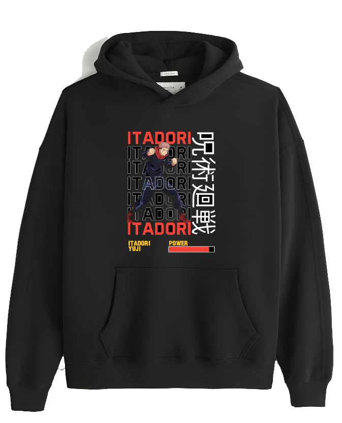 jujutsu kaisen GOJO Oversize Hoodie Black 11