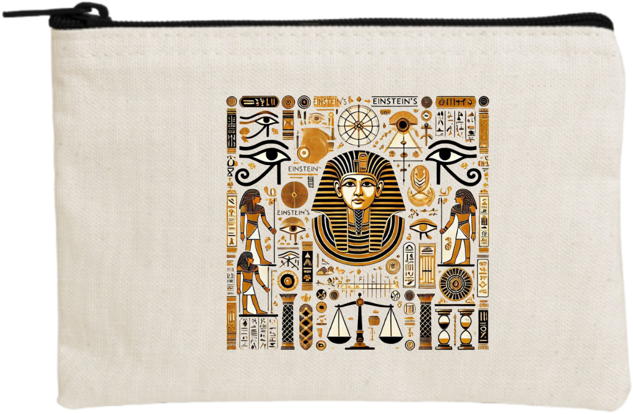 Egypt wallet pencil case Beige 11