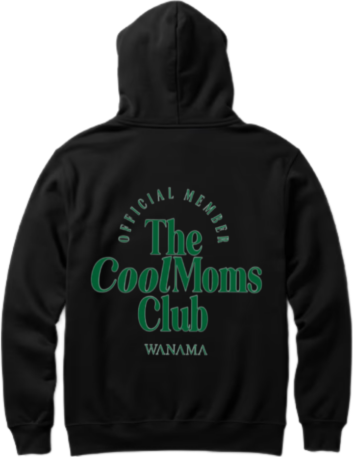 Mom dad parents Oversize Hoodie Black Back 11