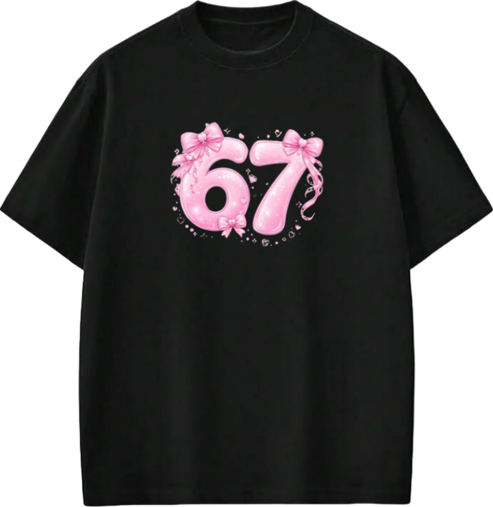 67 designs One Size t- shirt Black 11