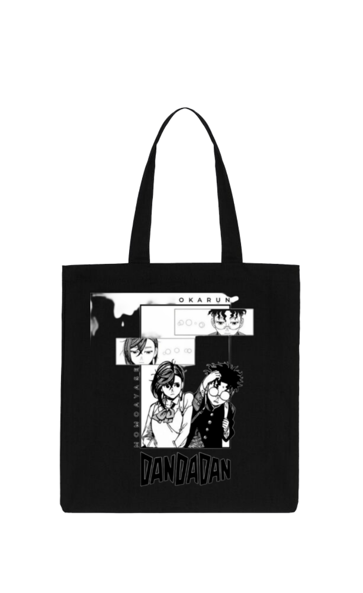 Dandadan tote bag Black 11