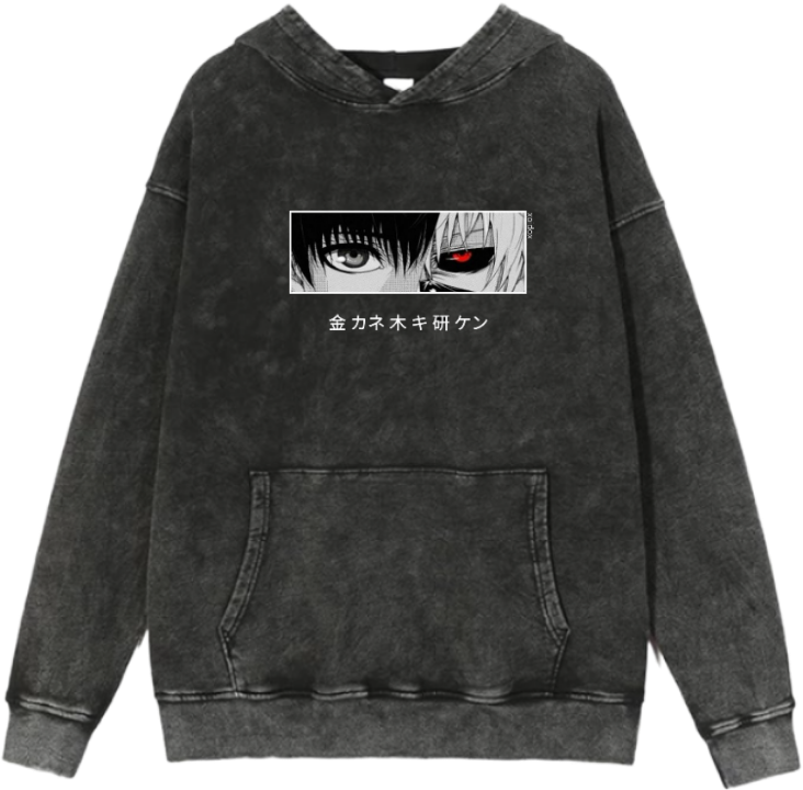 Tokyo ghoul One Size hoodie Washed 11