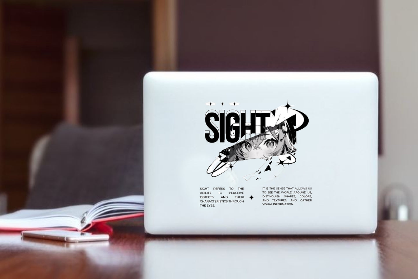 RANDOM ANIME GIRL Laptop Sticker 11