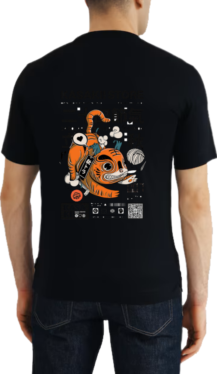 Kasakii Store t- shirt One Size Black Back 11