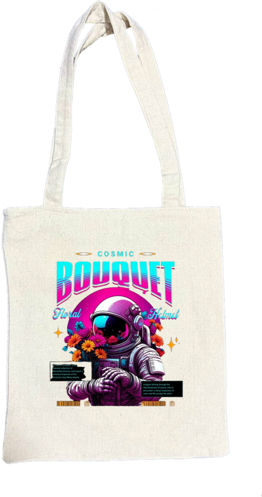 aliens tote bag Beige 11