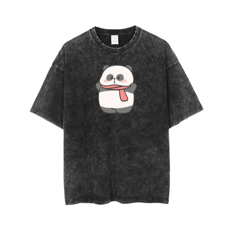 PANDA One Size t- shirt Washed 11