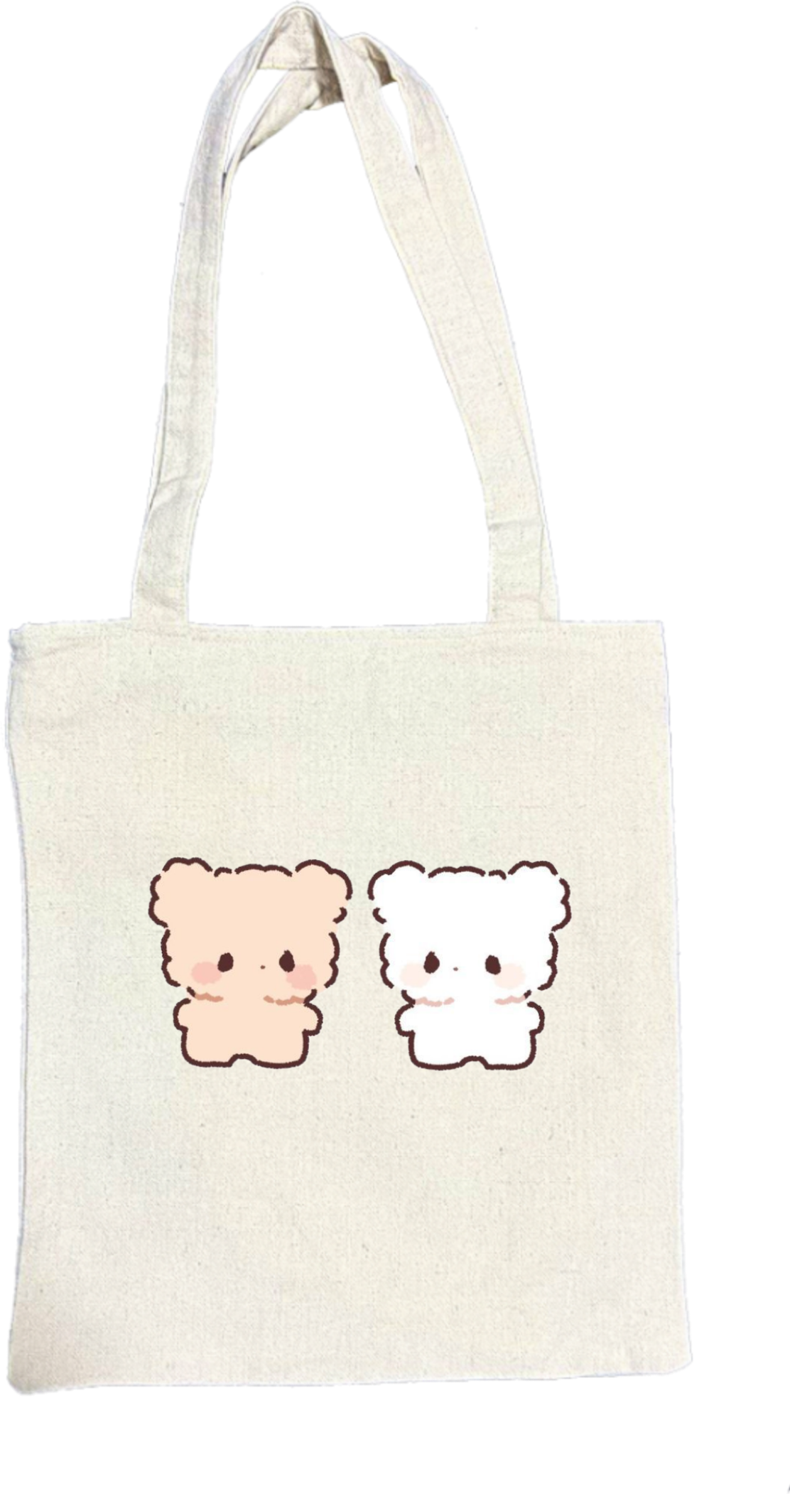 bear tote bag Beige 11