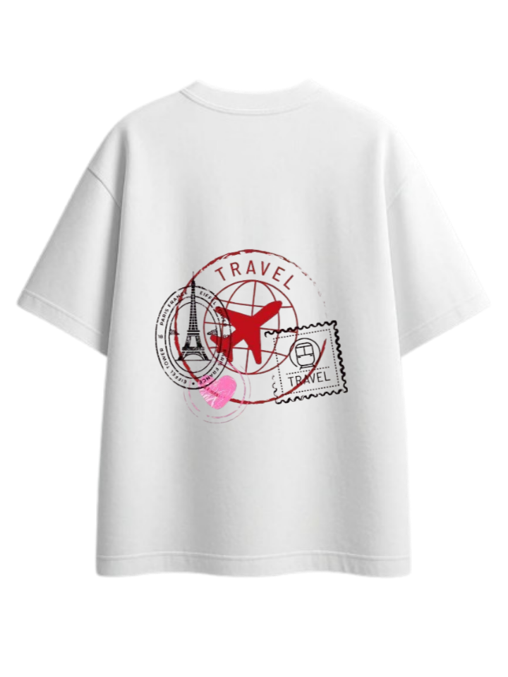 travel travellar t- shirt White Back 11