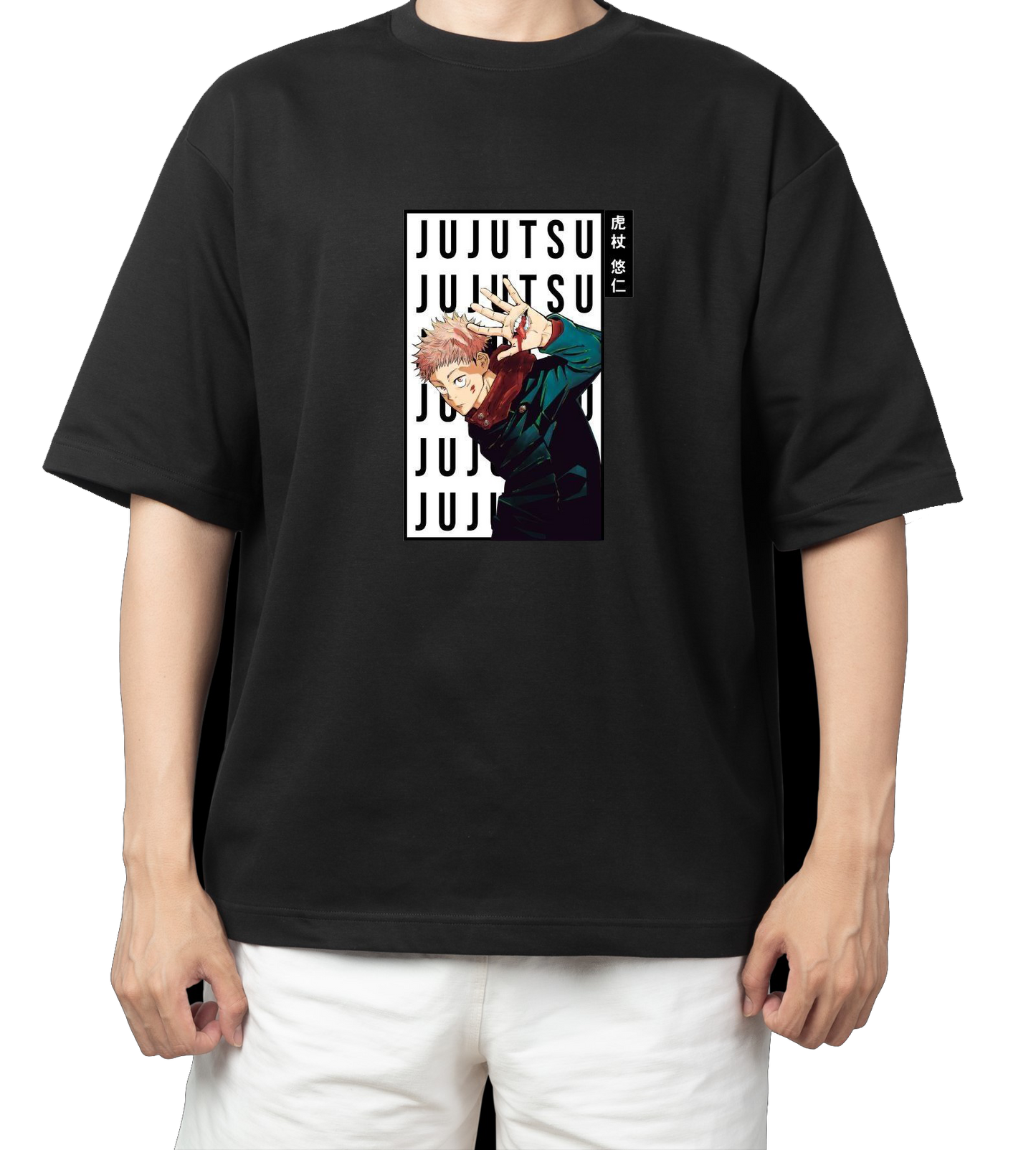 tjujutsu kaisen GOJO Oversize t- shirt Black 11