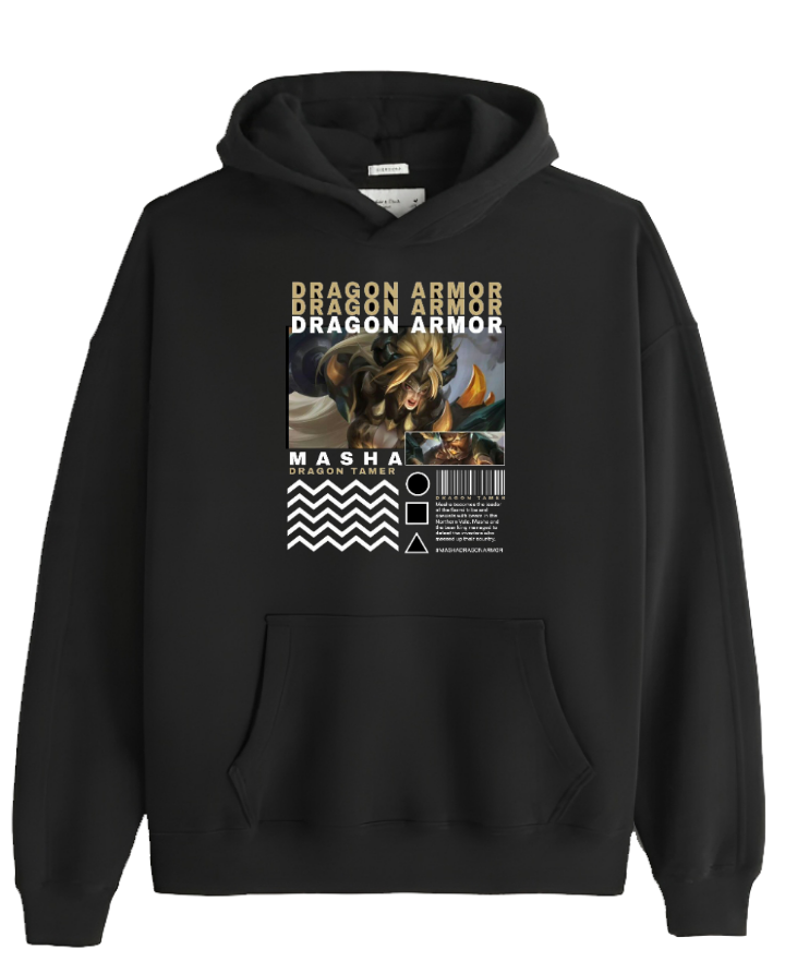 Mobile Legends Bang Bang One Size hoodie Black 11