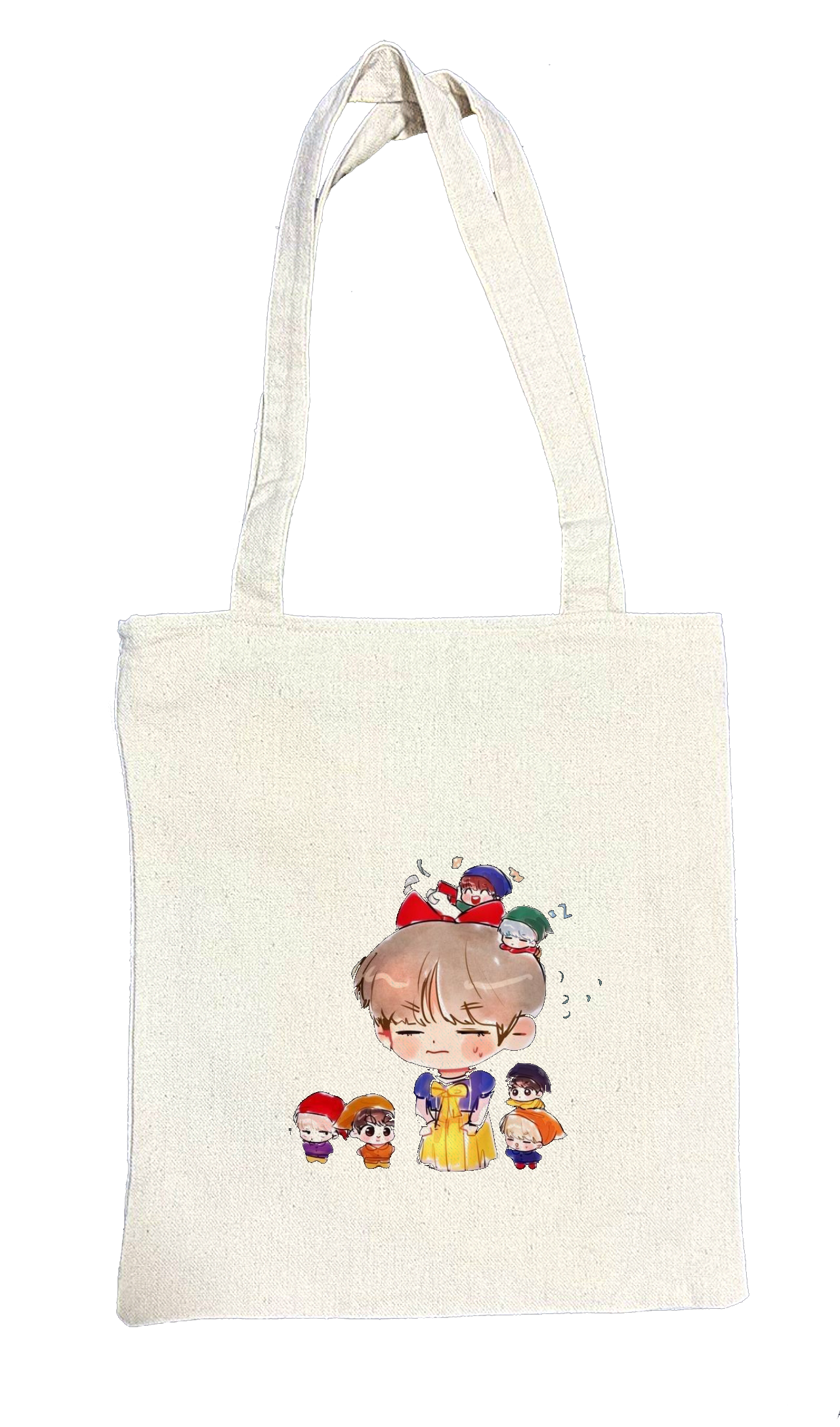 BTS tote bag beige 11
