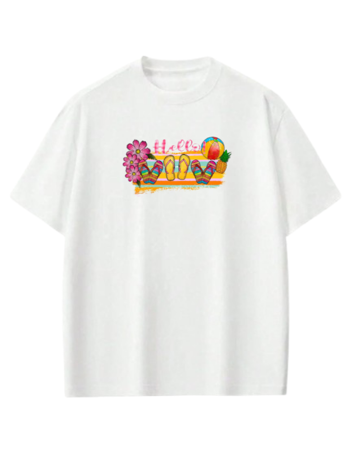 Summer Vibes t- shirt White 11