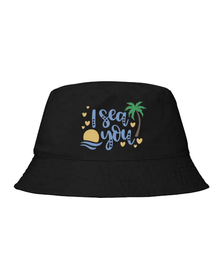 Summer Vibes Bucket hat Fishman hat cap Black 11