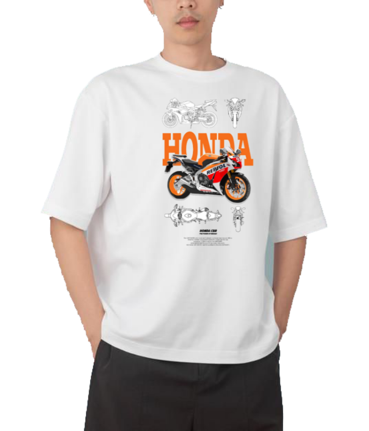 MOTOR CYCLE t- shirt One Size White 11