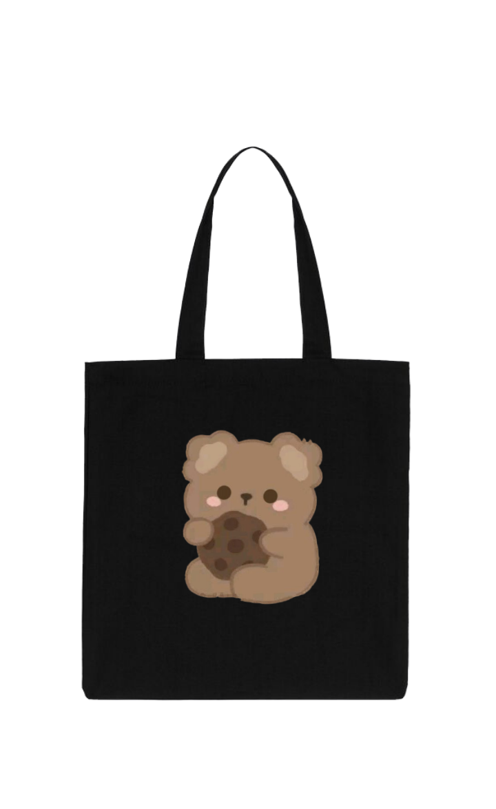 bear tote bag Black 11
