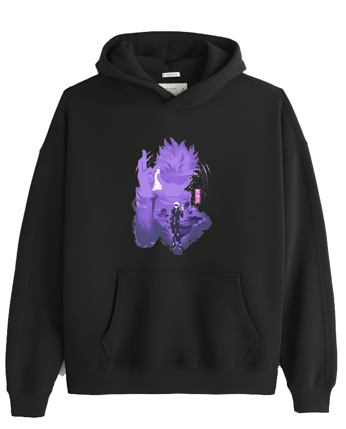 jujutsu kaisen GOJO Oversize Hoodie Black 11