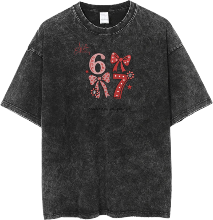 67 designs One Size t- shirt Washed 11