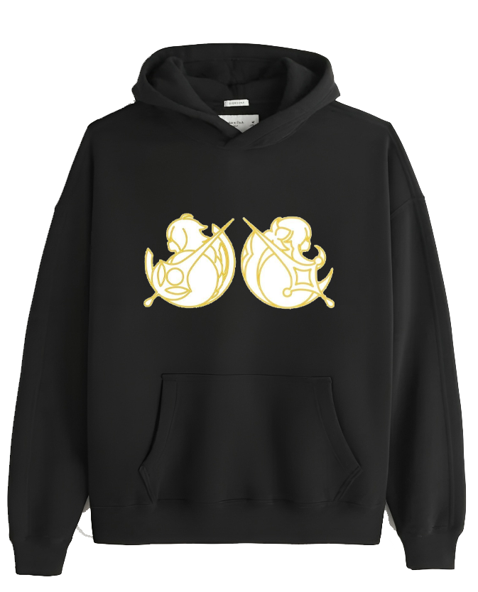 Genshin Impact The Traveler Over Size hoodie Black 11