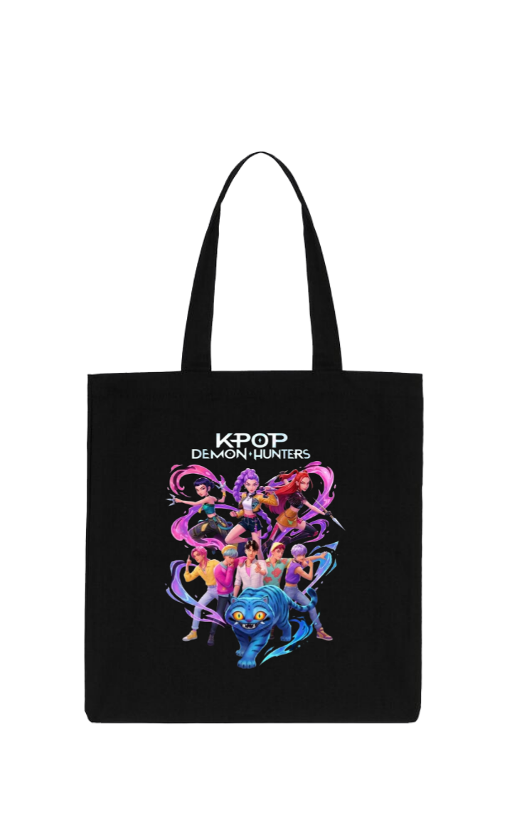 Hunterix kpop tote bag Black 18