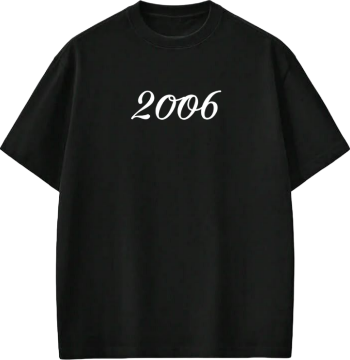 age t- shirt Black 2006