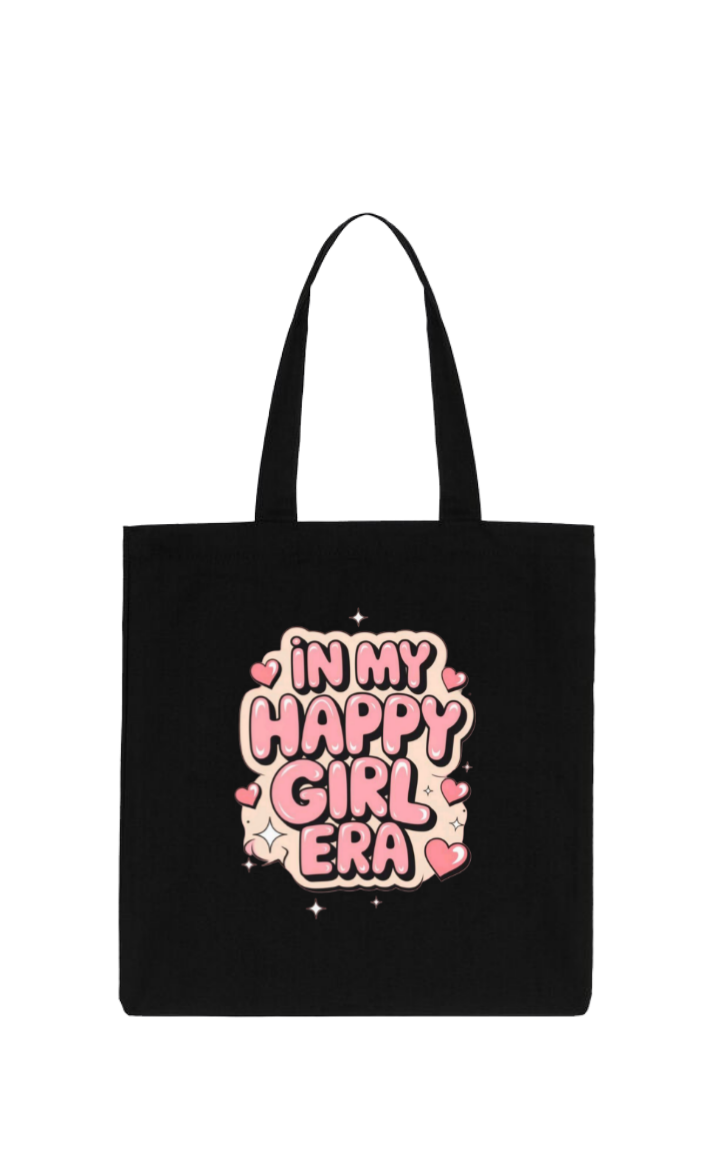 names tote bag Black IN MY HAPPY GIRL MERA 11