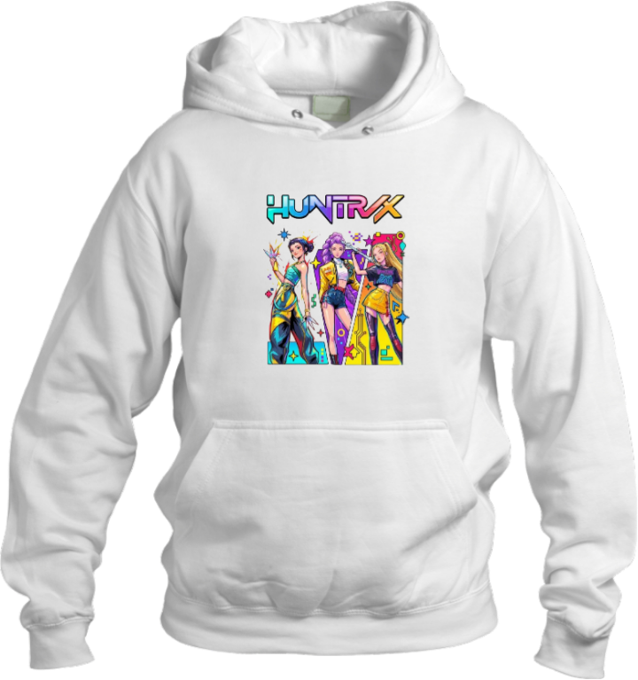 Hunterix kpop Oversize Hoodie White 11
