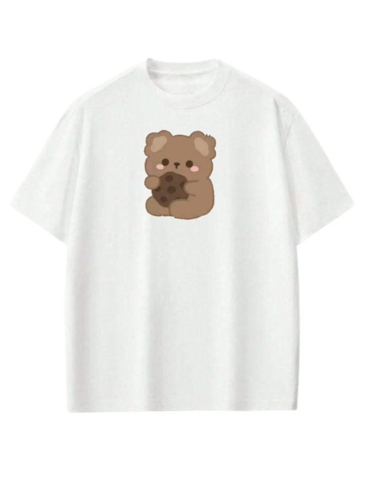 bear t- shirt White 11