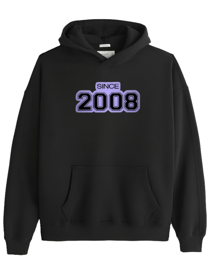 age Oversize Hoodie Black 2008