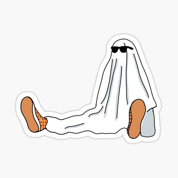 Chill Ghost Sticker 180