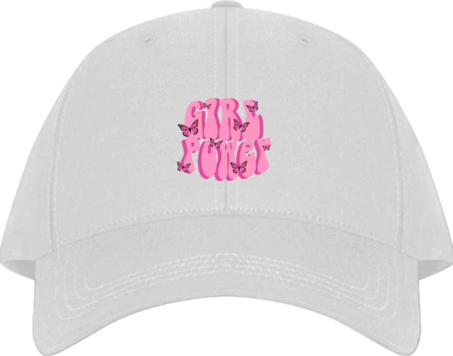 GIRL POWER Baseball cap White 118