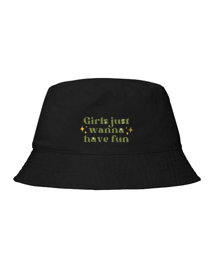 Bucket hat Fishman hat cap Girls just wanna have fun 125