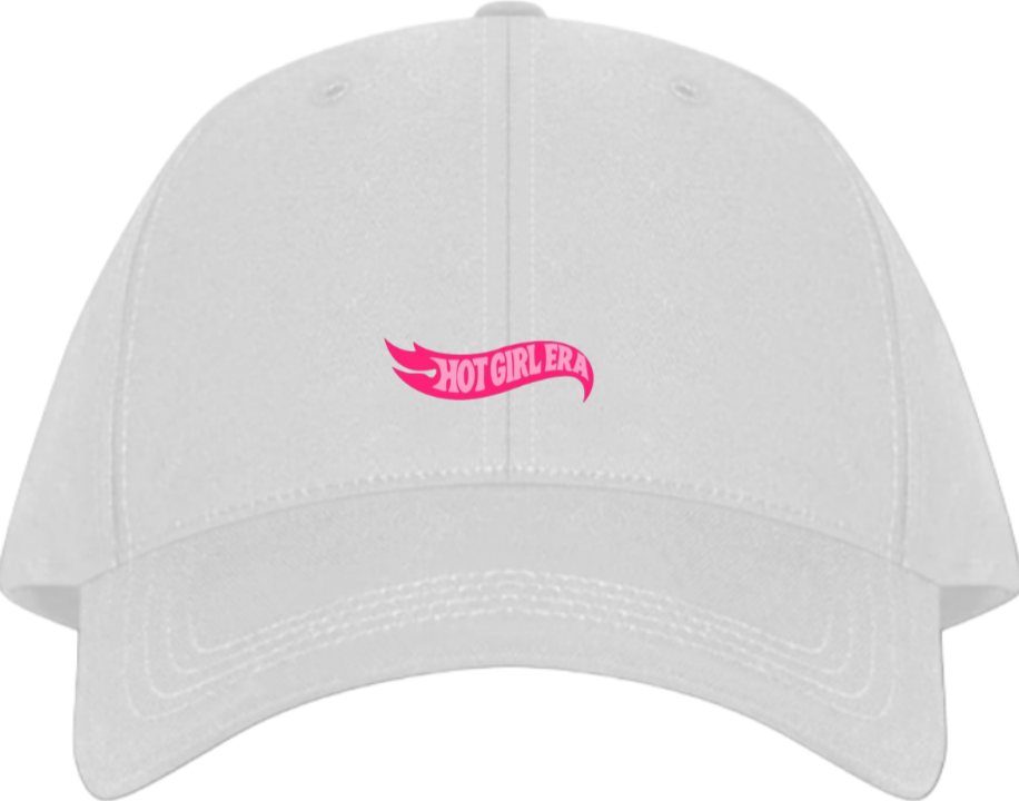 HOT GIRL ERA Baseball cap White 119