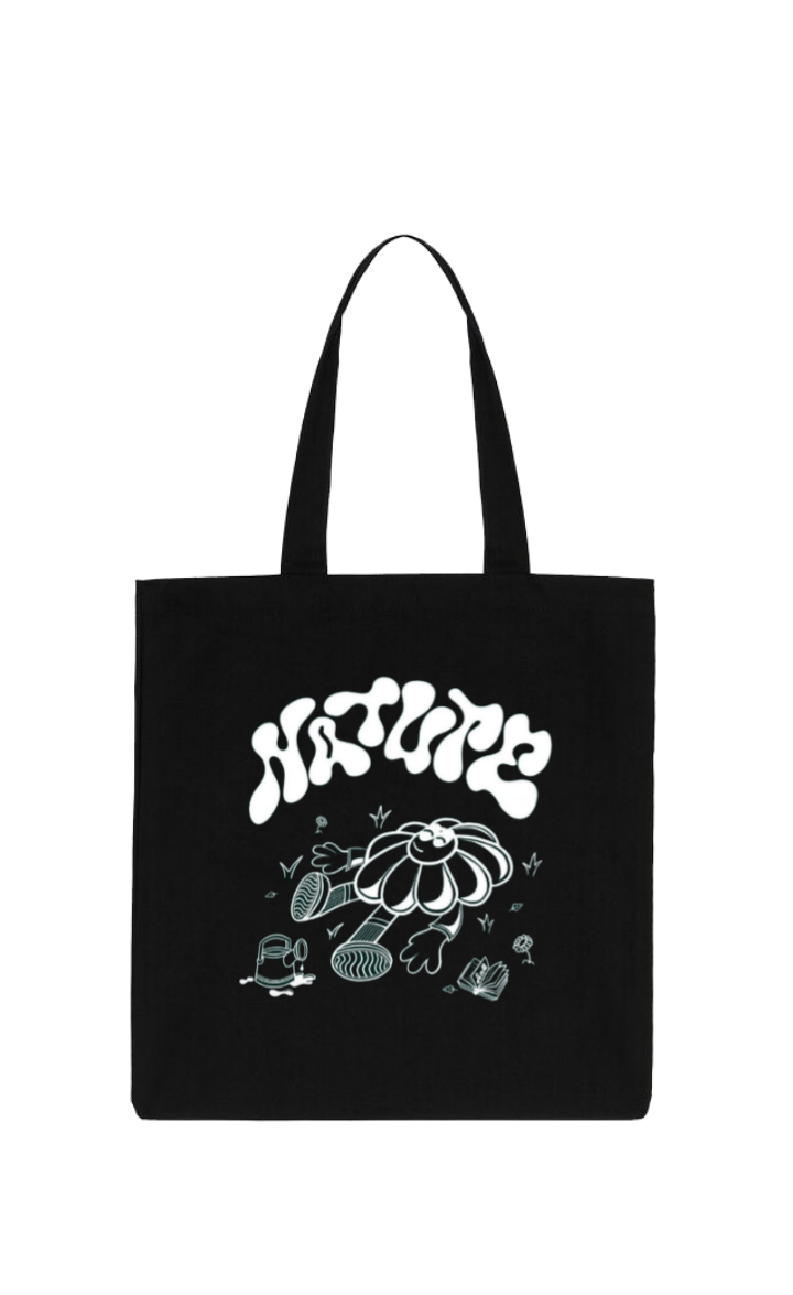 Nature tote bag Black 127