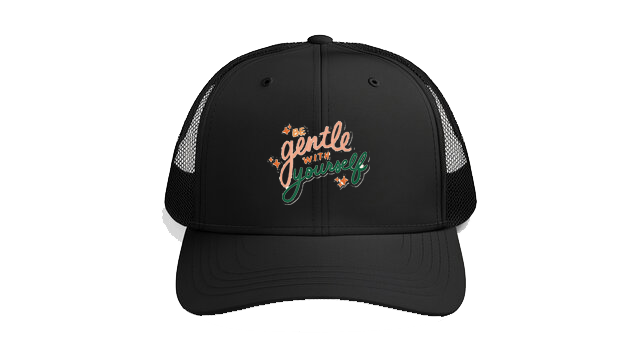 Baseball cap Black BE gentle WiTH yourself 174