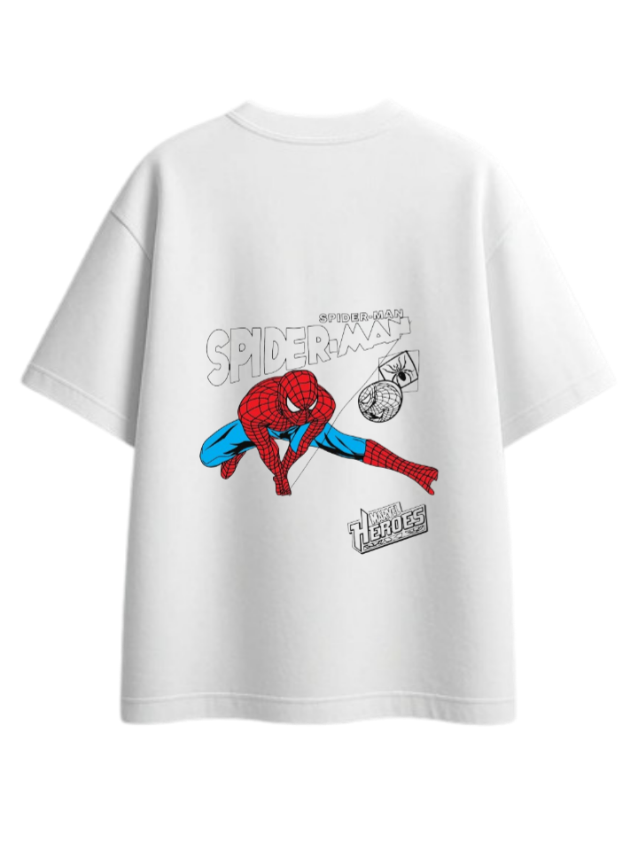 Spiderman t- shirt One Size White Back 12