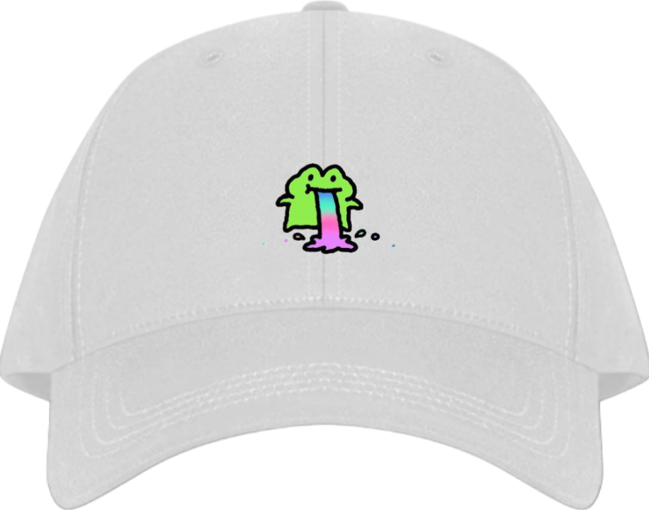 Frog Baseball cap White 12
