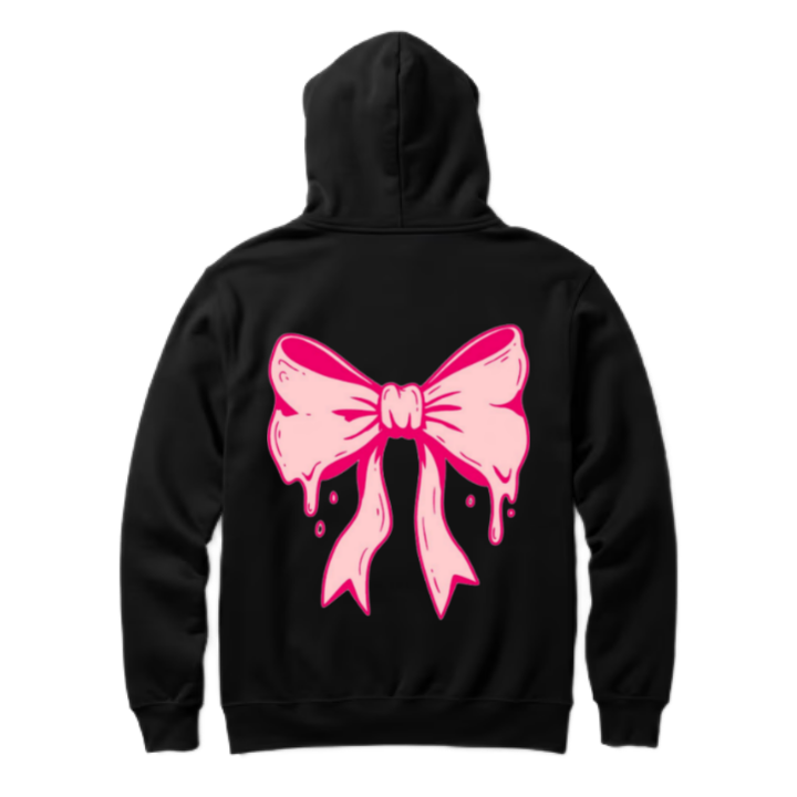 فيونكة One Size hoodie Black Back 12