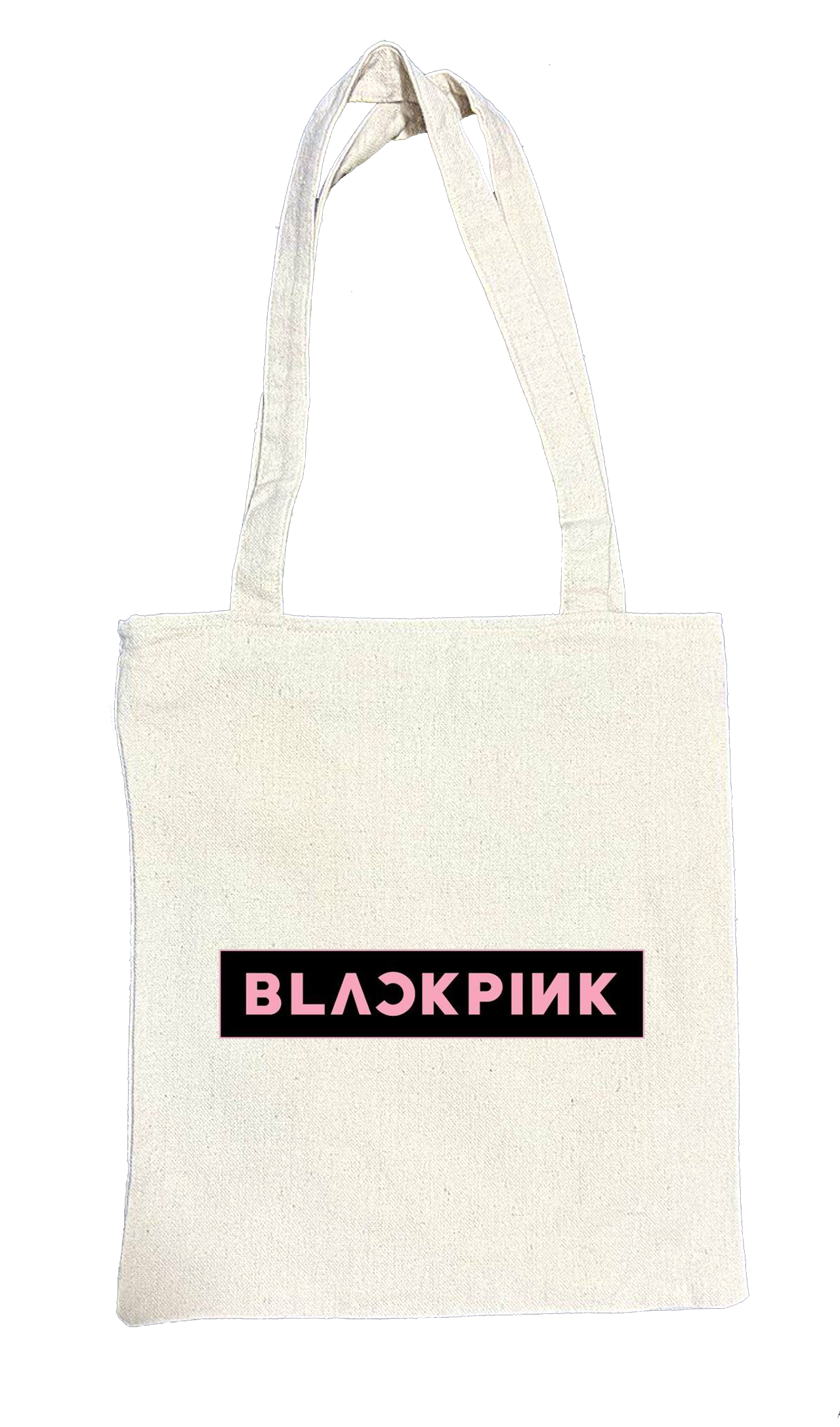 Black pink tote bag beige 11